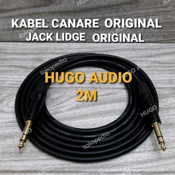 KABEL AUDIO CANARE JACK AKAI STEREO TO AKAI STEREO 2M ORIGINAL