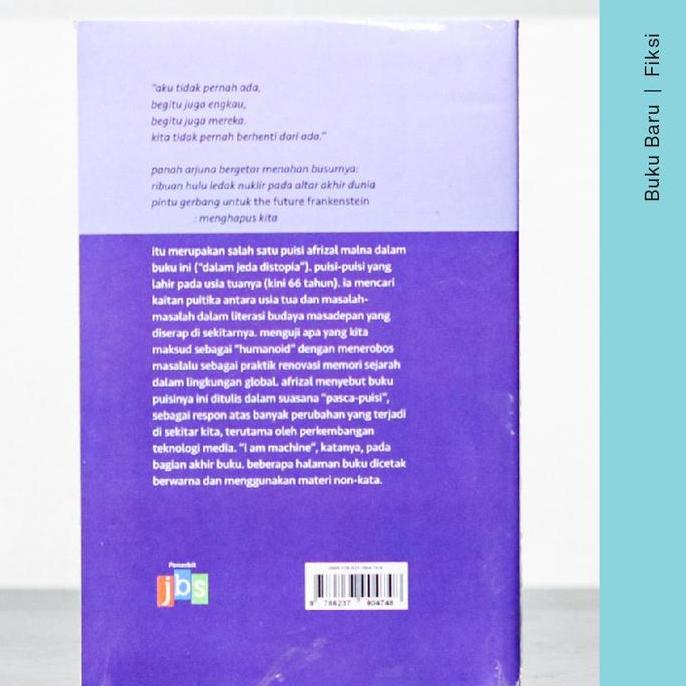 Buku Tiket Masuk Bioskop Autobiografi - Afrizal Malna (Kumpulan Puisi)