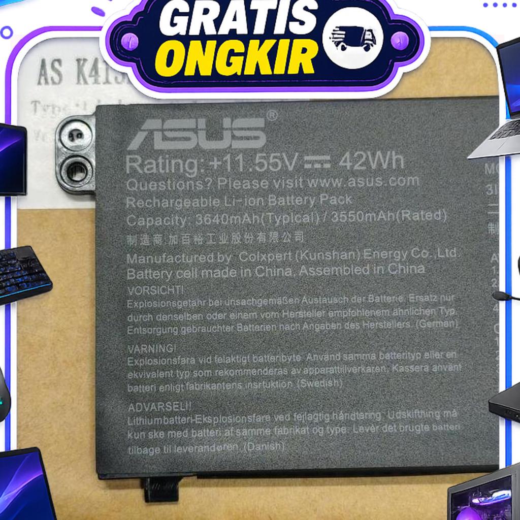 Original - Baterai Laptop Asus Vivobook 14 A413 A413E  F4102 K413F M413 M4102 B31N1911 / C31N1911