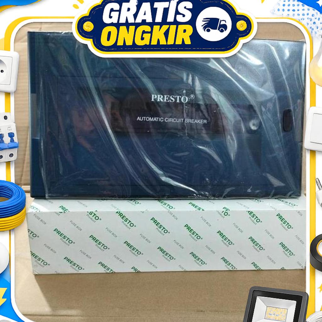 Presto Box Mcb 12 Grup Inbow Tempat Dudukan Mcb 12 Grup