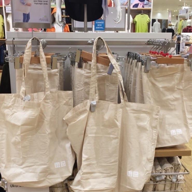 Tas Eco Shopping Bag Tote Bag Uniqlo