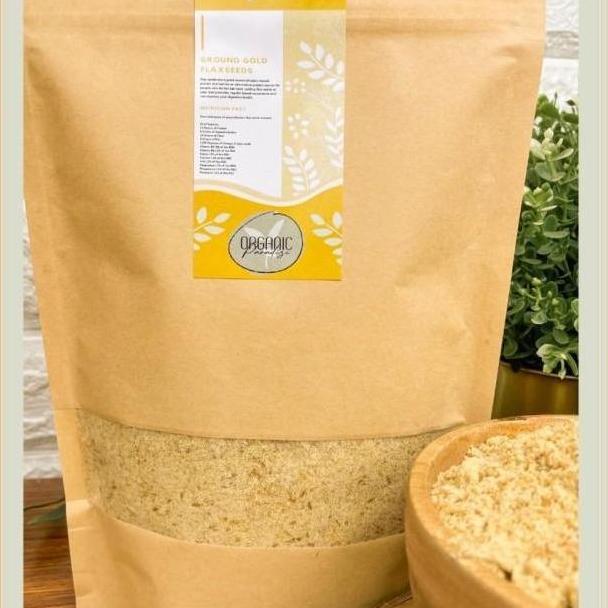 Golden Flaxseed Bubuk 1 Kg / Ground Golden Flaxseed 1 Kg