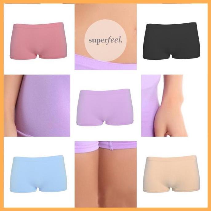 DB87 - SFL SHORT PANTS CELANA PENDEK HOT WANITA KETAT KATUN MIDI MINI SPANDEX BOXER PANT LADY CEWE P