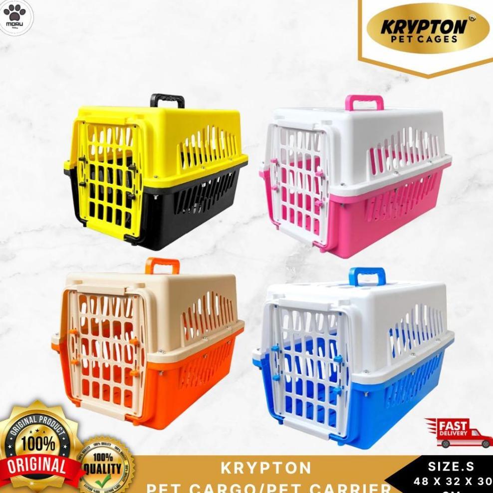 Krypton Pet Cargo Kode 102 | Pet Carrier Kennel Box Kandang Kucing Anjing