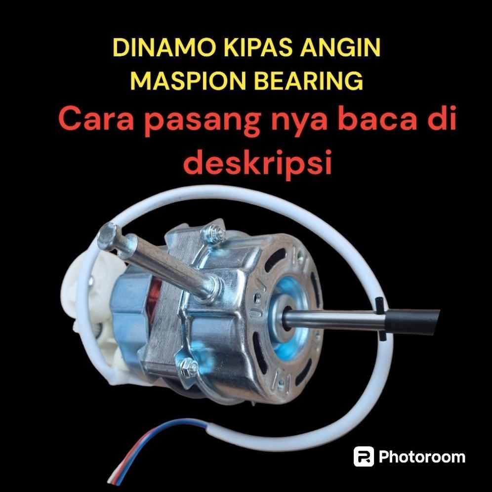 NEW DEALS DINAMO KIPAS ANGIN MASPION DOUBLE  BALL BEARING 16 INC