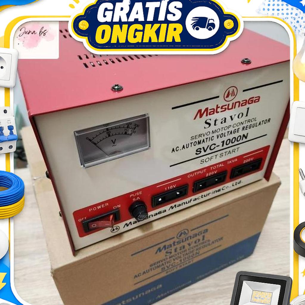 Matsunaga Stavol 500N 1000N / Stabilizer Matsunaga 1000 Watt Svc 1000