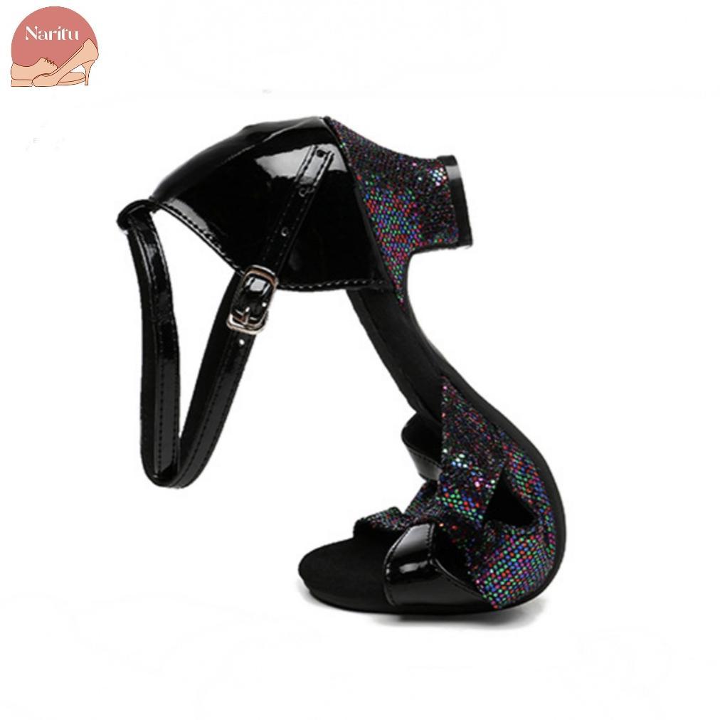 BIG SALE Naritu Women - Laurel Dance Heels / Latin Dance / Line Dance Shoes