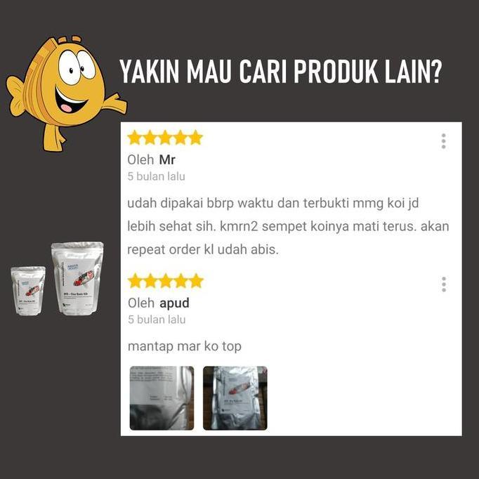 Fisch- Clay Koi - Penjernih Kolam Koi / Clay Basic Koi (Murni Clay) 250 Gr