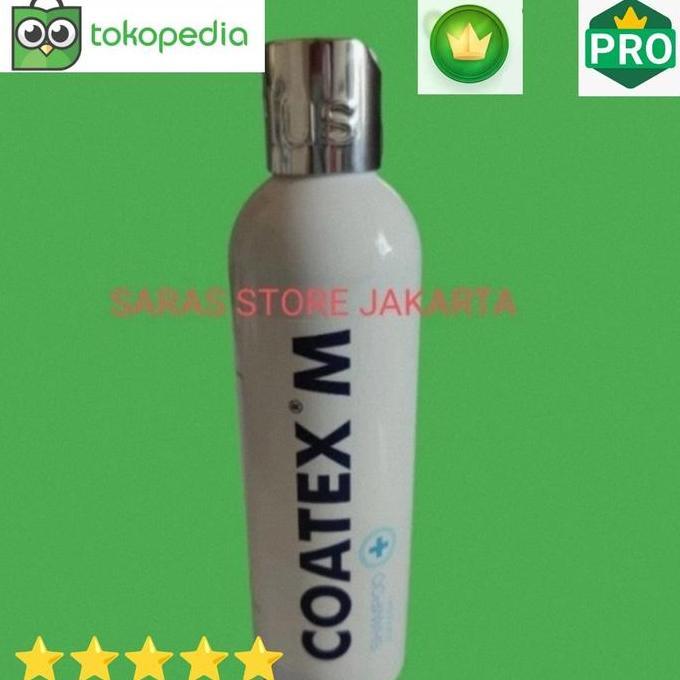 Aomi- Coatex Medicated Vetplus Dog Shampoo -250Ml Shampo M Anti Jamur Anjing