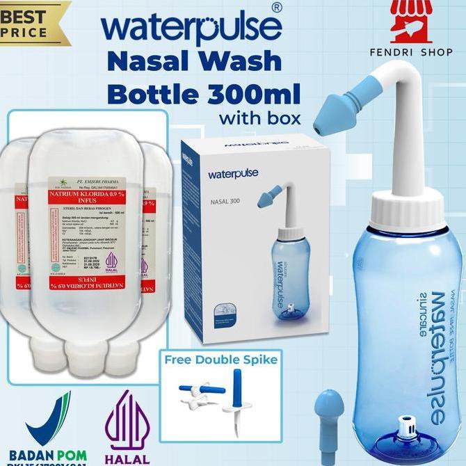 Paket Lengkap cuci Hidung 3 Nacl , gratis double spike
