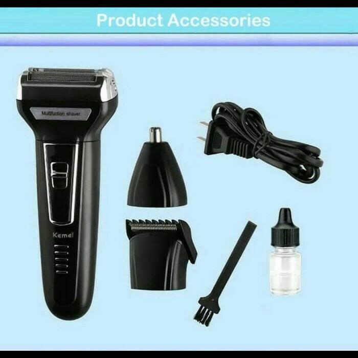 Kemei Km-6558 Hair Clipper Shaver Trimmer 3In1 Cukur Rambut Kemei 6558