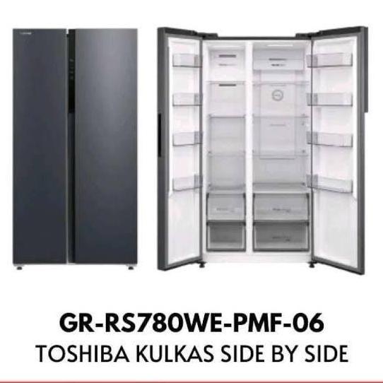 Kulkas SIDE BY SIDE Toshiba GR-RS780WE-PMF