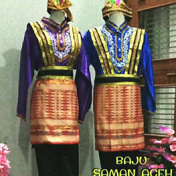 Baju Saman Aceh Anak Ukuran S-XL Karnaval Diskon