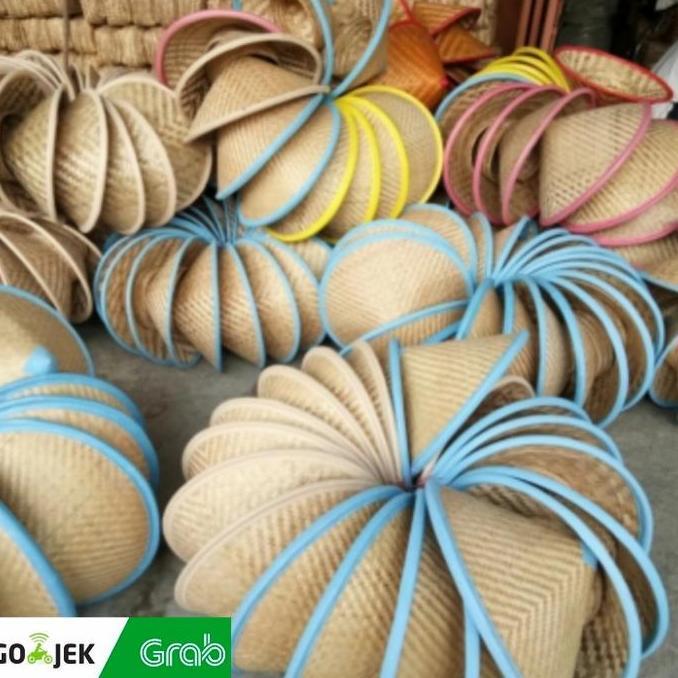 Pazx- Caping Petani Topi Anak Desa Bahan Bambu Alami