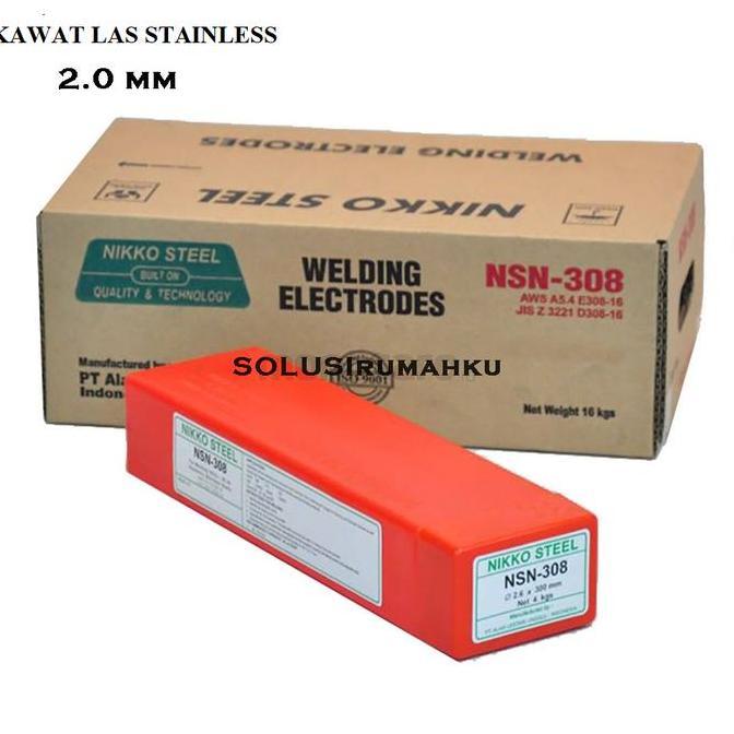 Pazx- Per Kilo Kat Las Stainless 2.0 Nikko Steel Nsn 308 Elektroda 2.0