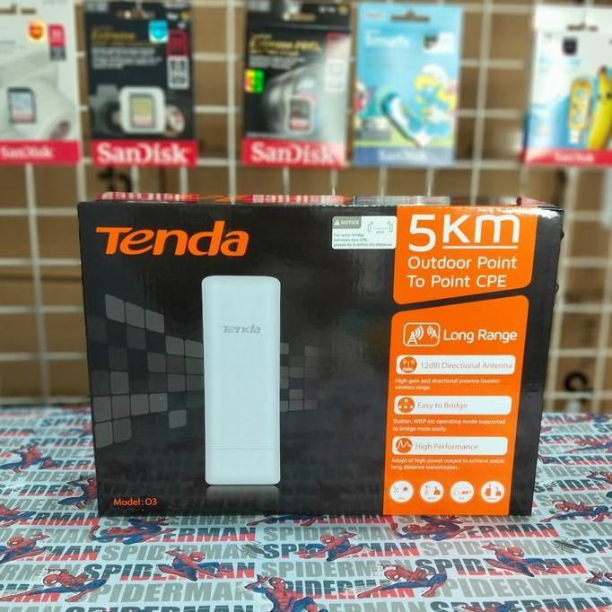 TENDA O3 5km Outdoor Point To Point CPE - TENDA 03 Wireless Router
