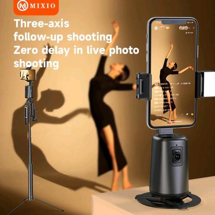 MIXIO A200 Auto Face Tracking Gimbal Handphone Stabilizer 360