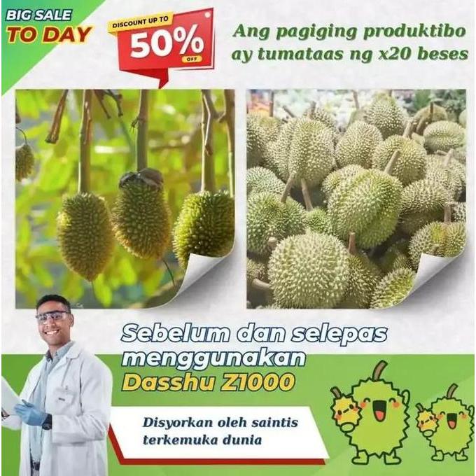 PROMO Pupuk Dasshu Z1000 - Perangsang Akar Tunas Buah | Pupuk Organik Kualitas Teknologi Japan Bisa 