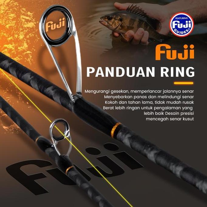 [OFFICIAL] SeaHunter Black Arrow Pro Joran Pancing, Joran Casting/Putar 1.5M/1.68M/1.8M 92G FUJI O C