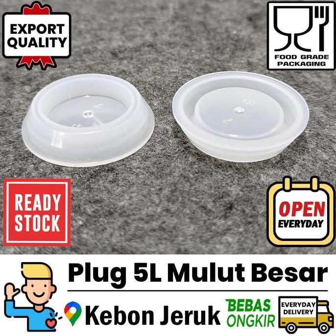 Tutup Dalam / Plug Saja Untuk Jerigen 5 L Liter Mulut Lebar / Besar