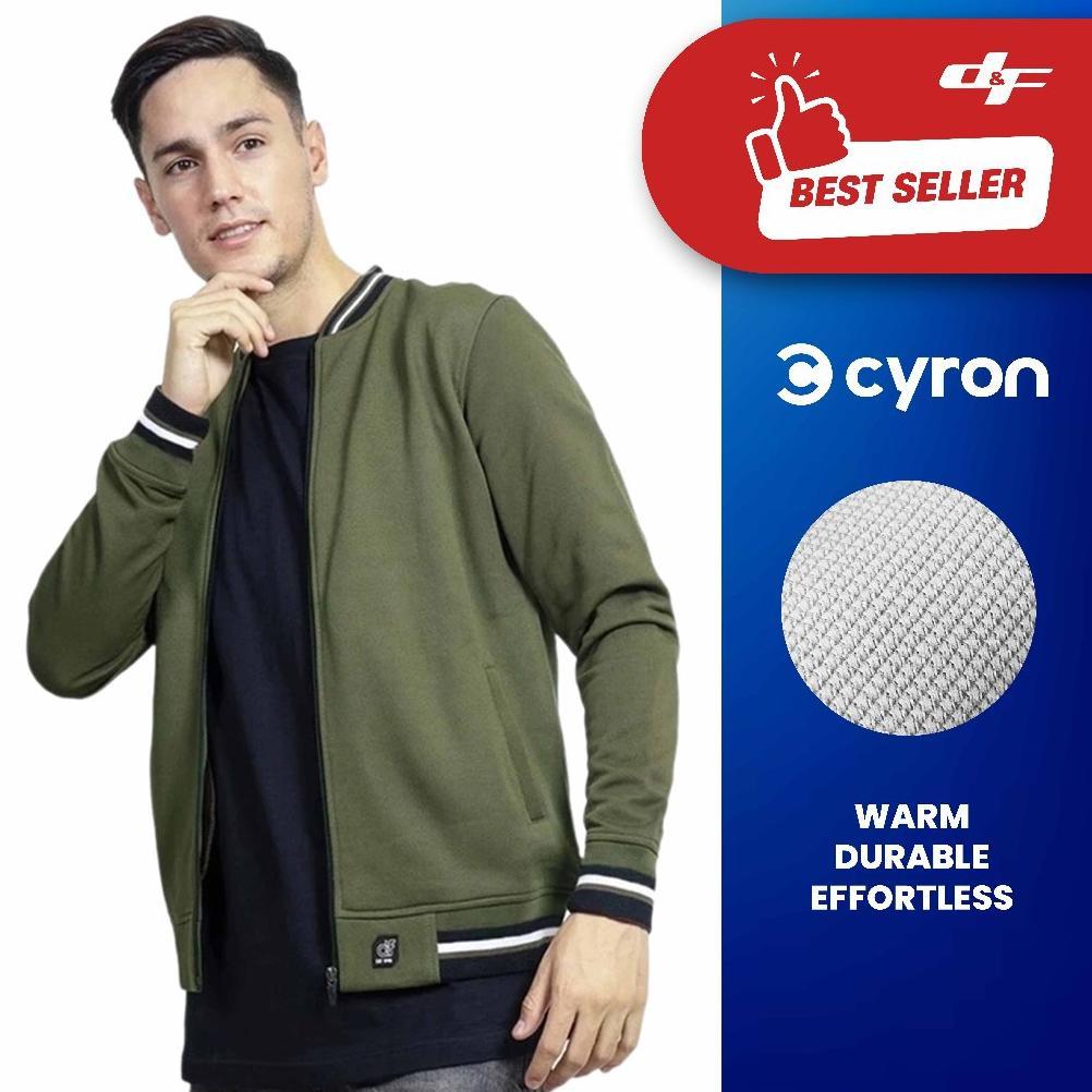 FAVORIT D&F CVC JAKET BOMBER PRIA - OLIVE
