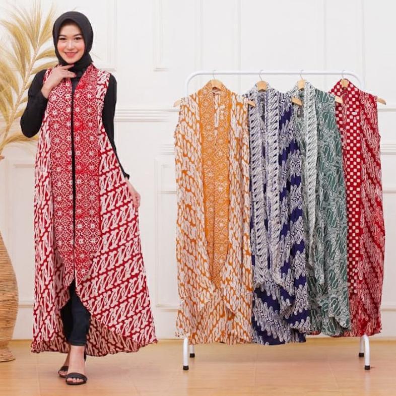 Promo Longcardy Yukensi Paris Batik | Outer Batik Paris | Blazer Batik Casual Premium
