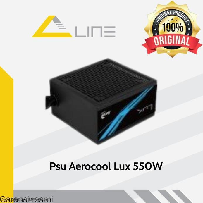 Aerocool LUX 550W - 550 Watt 80 PLUS Bronze Gaming PSU