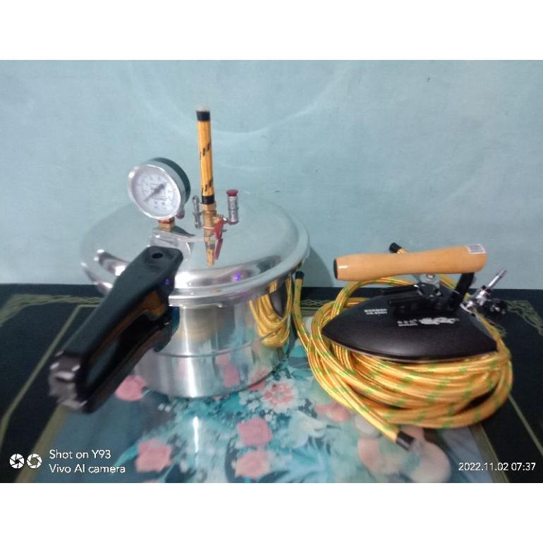 TERBARU setrika uap boiler presto loundry 8 liter/setrika uap boiler gas/setrika uap
