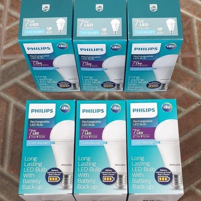 Philips Led Bulb Emergency / Bohlam Emergency 7 Watt 7W