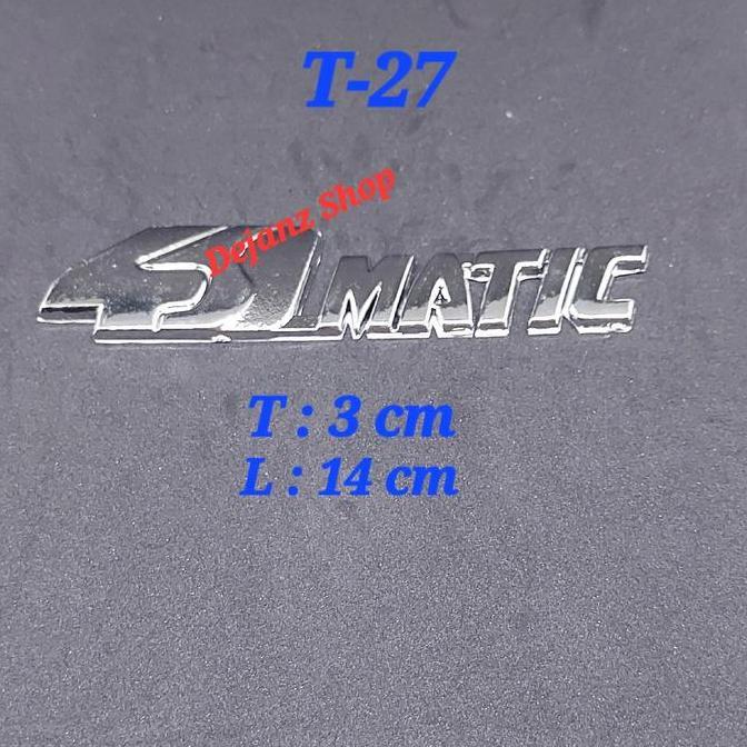 Emblem Logo Sticker Stiker Lambang Simbol 4Matic 4 Matic. 4 Matik. Krum Universal