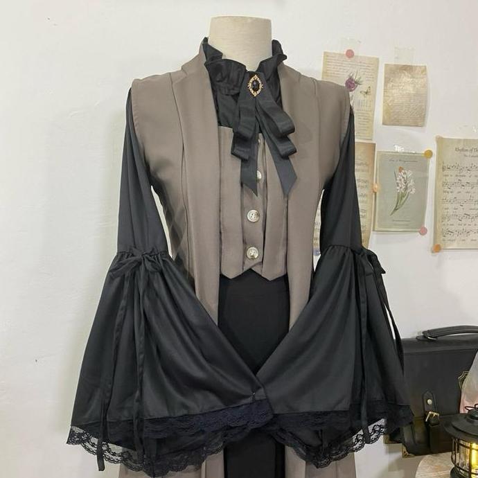 Cleva Long Outer Vest Ouji Style Rompi by Studhijabstore