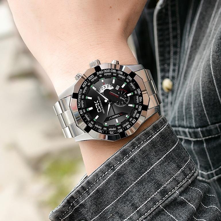 recommended opk jam tangan couple anti air original rantai couple watch model 8105 8108