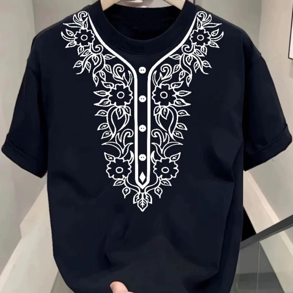 DISKON KAOS OBLONG LEBARAN/BAJU KOKO/ KAOS PRIA MOTIF MODERN