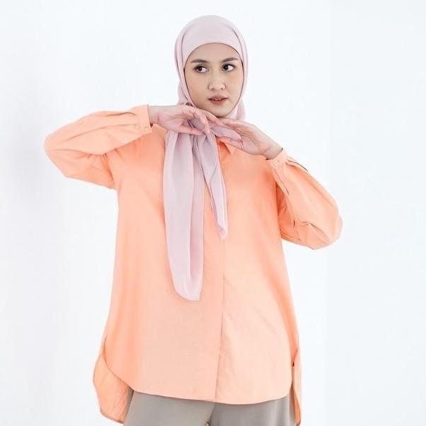 M Tunic Basic Katun Paris Dauky Baju Atasan Wanita