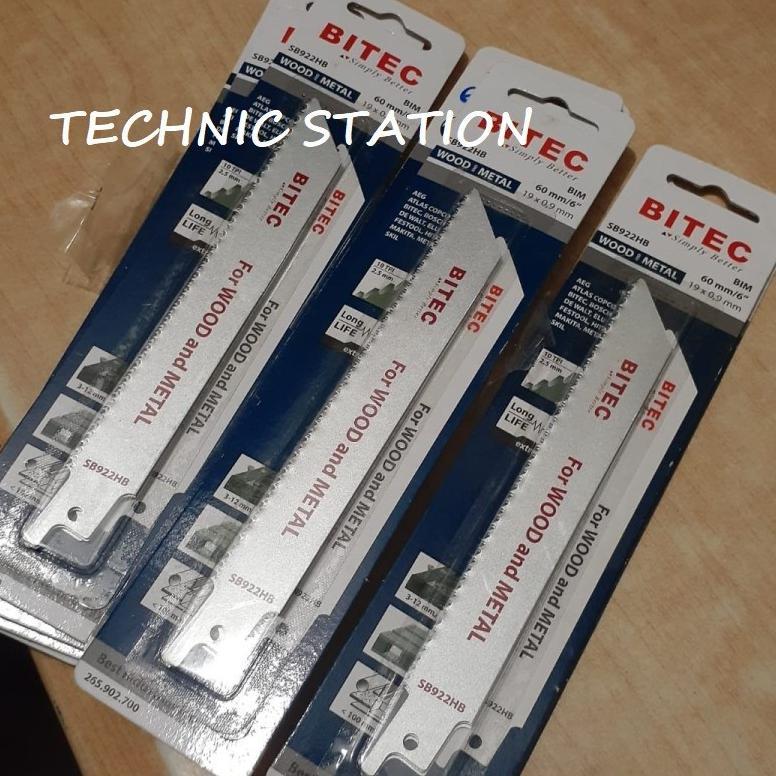 Mata Saw Blade Bitec Mata Reciprocating Kayu Besi Sb922Hb Murah