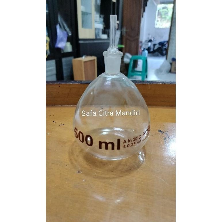 Picnometer 500Ml Pyrex / Piknometer 500Ml Pyrex
