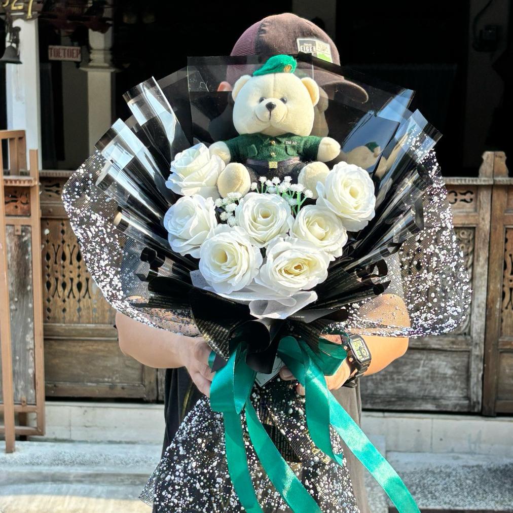 Buket Boneka Profesi Buket Tni Polisi Tentara Buket Boneka