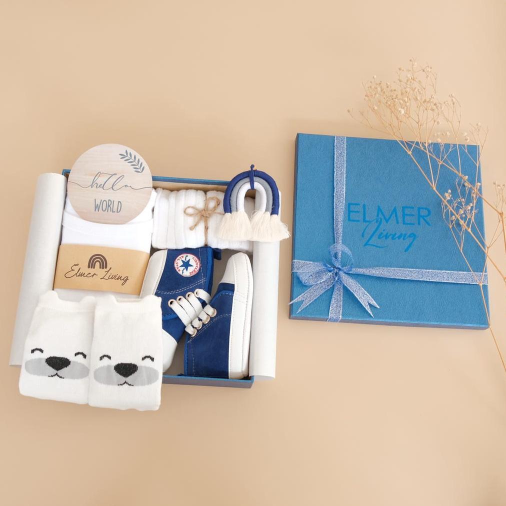 BESTPROMO Elmer Living Paket Hampers Bayi Newborn - Kado Lahiran Bayi