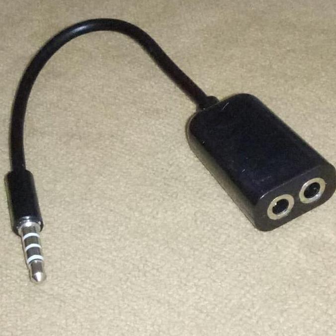 SPLITTER AUDIO 3.5MM CABANG JACK MINI 3.5MM KE 2 FEMALE YATZ27