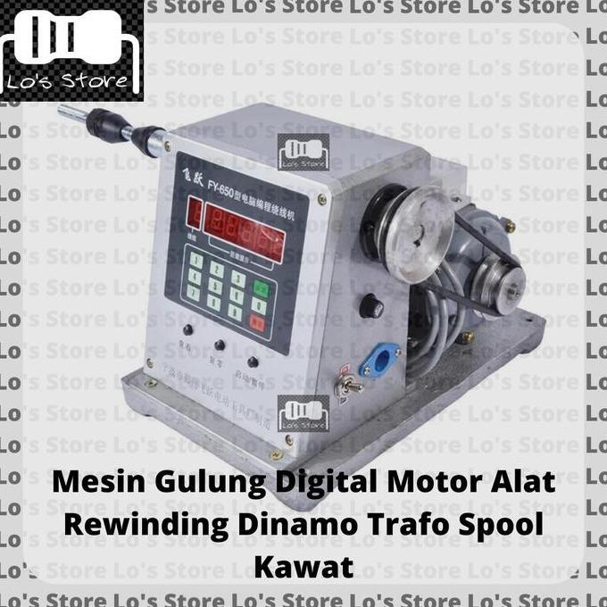 Mesin Gulung Alat Rewinding Digital Motor Dinamo Trafo Spool Kawat