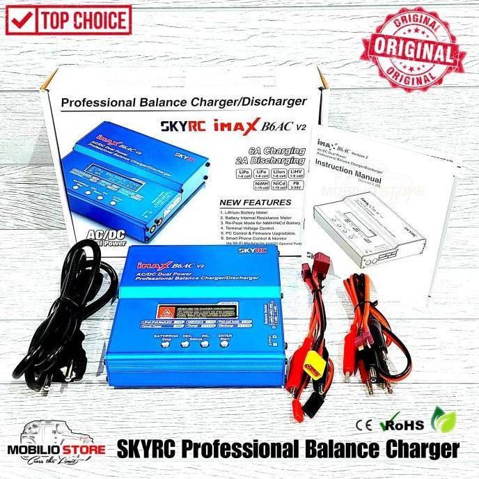 Promo Skyrc Original Professional Balance Battery Charger B6 Imax V2 Lipo