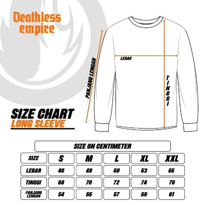 Diskon Deathless Kaos Lengan Panjang | Original | Ls Motor Series