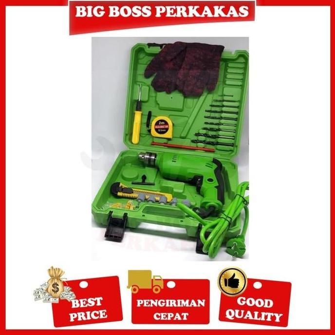 Tekiro Ryu Mesin Bor Listrik 10 Mm Set Koper 22 Pcs Rdr 10 - 3 Reb