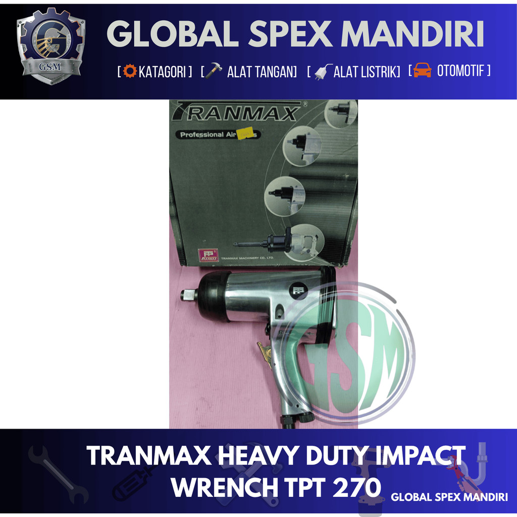 TRANMAX HEAVY DUTY IMPACT WRENCH TPT 270