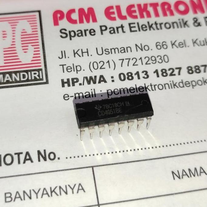 IC 4051 CD4051BE CD 4051BE CD4051 BE CD 4051 BE D'90