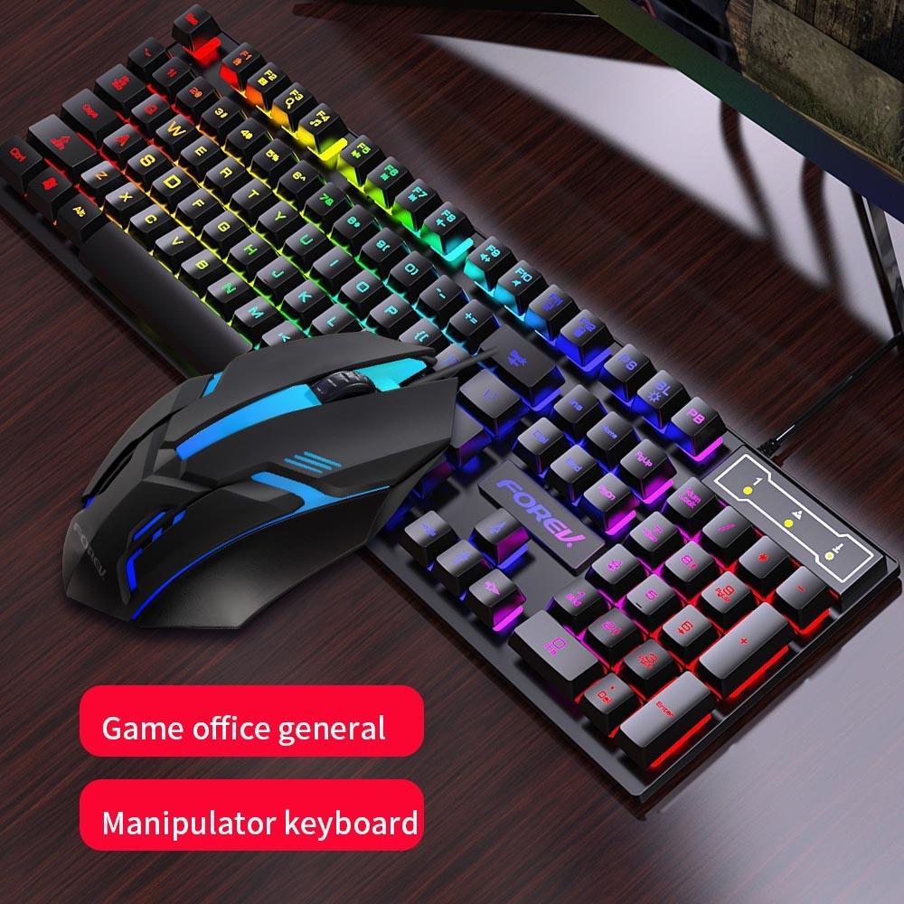 Jovitech Pengukiran Laser Paket Gaming Keyboard Dan Mouse Rgb Gaming Usb Cable Rgb - G12