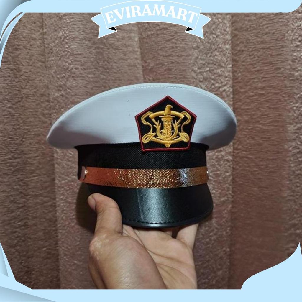 TOPI AKMIL/AKPOL/POLISI/TNI/BARET ANAK/LAKI LAKI/PEREMPUAN/PET POLANTAS KZ Ori