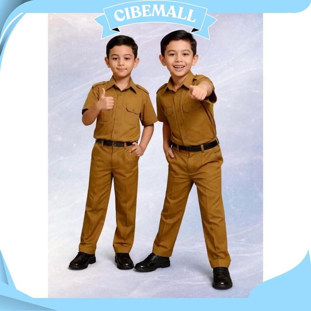 BAJU PROFESI ANAK PNS LAKI LAKI/CELANA SRAGAM PROFESI ANAK GURU KZ Cod