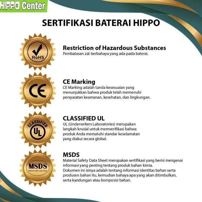 BATERAI HIPPO Compatible Pocophone X3 / Poco X3 NFC / Poco X3 Pro ( BN57 )