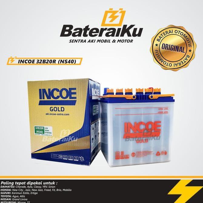 Aki Incoe Hybrid NS40 Aki Hybrid Aki Mobil Avanza, Xenia, Carry, Rush, Futura